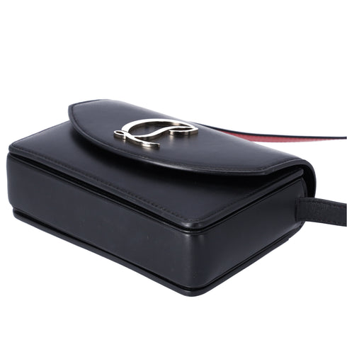 Christian Louboutin RUBY54 Shoulder Bag Black Leather
