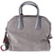 Christian Louboutin Mary Jane Large Handbag Gray Khaki Suede Leather
