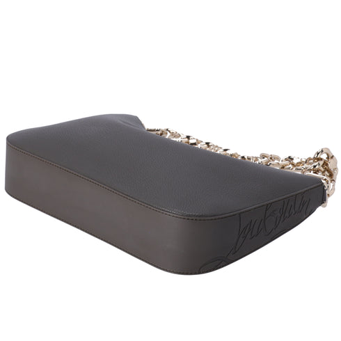 Christian Louboutin Rubira Shoulder Bag 1235097 Dark Gray Leather