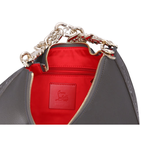 Christian Louboutin Rubira Shoulder Bag 1235097 Dark Gray Leather
