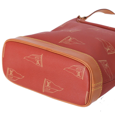 Louis Vuitton Le Touque Americas Cup Shoulder Bag M80027 Red PVC
