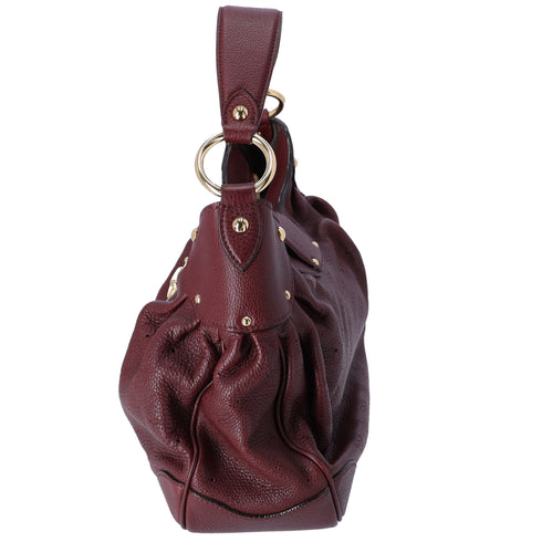Louis Vuitton Solar PM Mahina Shoulder Bag M93125 Bordeaux Mahina Leather