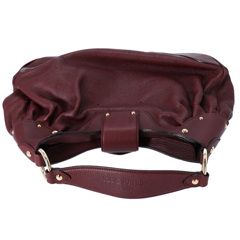Louis Vuitton Solar PM Mahina Shoulder Bag M93125 Bordeaux Mahina Leather