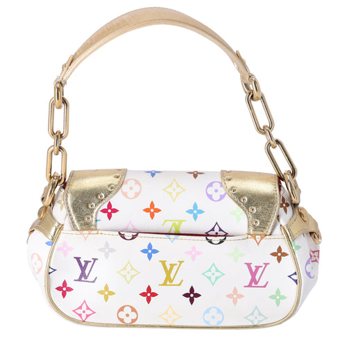 Louis Vuitton x Takashi Murakami Marilyn Bag White Multicolor Monogram Gold