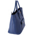 PRADA Logo Tote Bag BN2729 Blue Saffiano Cuir Leather