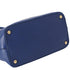 PRADA Logo Tote Bag BN2729 Blue Saffiano Cuir Leather