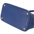 PRADA Logo Tote Bag BN2729 Blue Saffiano Cuir Leather