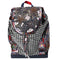 Christian Louboutin Explorafunk Backpack Black White Multi Jacquard Leather