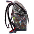 Christian Louboutin Explorafunk Backpack Black White Multi Jacquard Leather