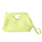 BOTTEGA VENETA The Triangle Shoulder Bag Yellow Leather