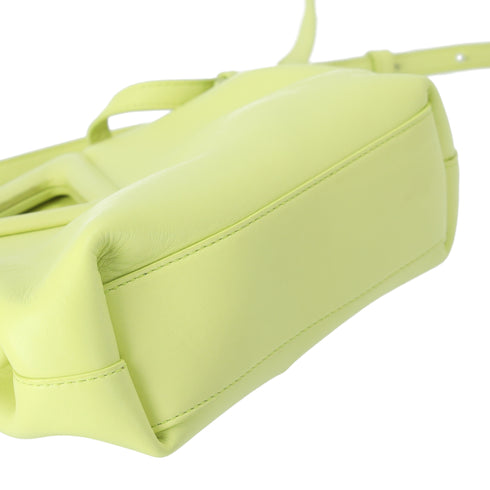 BOTTEGA VENETA The Triangle Shoulder Bag Yellow Leather