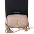 SAINT LAURENT PARIS Lou Mini Tassel Crossbody 612579 Beige Leather