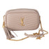 SAINT LAURENT PARIS Lou Mini Tassel Crossbody 612579 Beige Leather