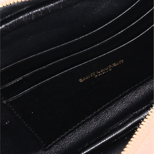 SAINT LAURENT PARIS Lou Mini Tassel Crossbody 612579 Beige Leather