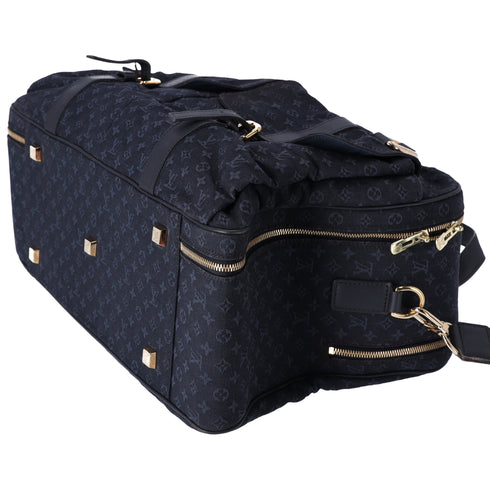 Louis Vuitton Claudine Monogram Boston Bag M42331 TST Blue Jacquard