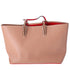 Christian Louboutin Cabata Large Tote Bag Tan Red Leather Rubber