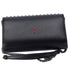 Christian Louboutin Paloma Clutch Crossbody Black Red Leather Studded