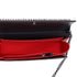 Christian Louboutin Paloma Clutch Crossbody Black Red Leather Studded