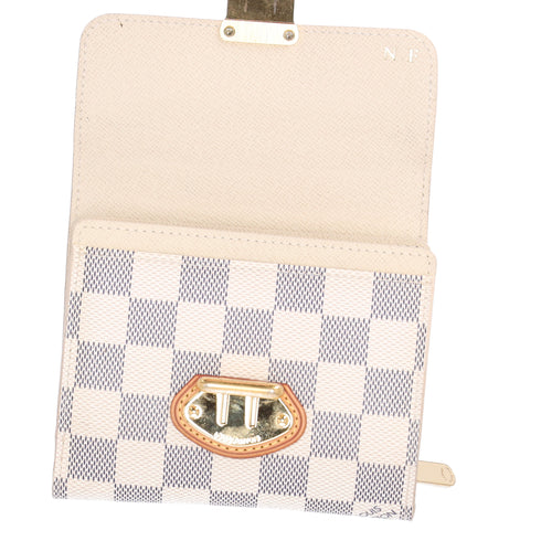 Louis Vuitton Koala Trifold Wallet N60013 Damier Azur Canvas