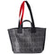 Christian Louboutin Loutote Bag Dark Gray Black PVC Rubber