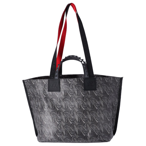 Christian Louboutin Loutote Bag Dark Gray Black PVC Rubber