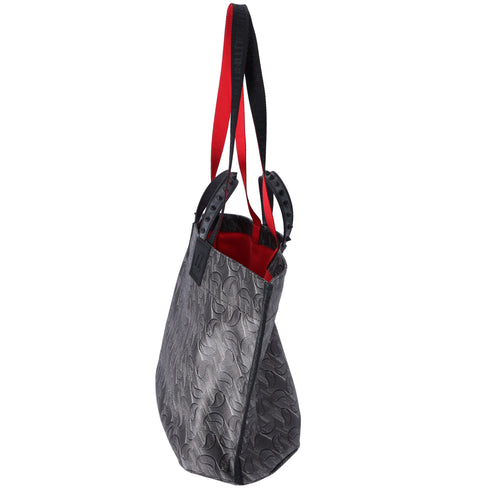 Christian Louboutin Loutote Bag Dark Gray Black PVC Rubber