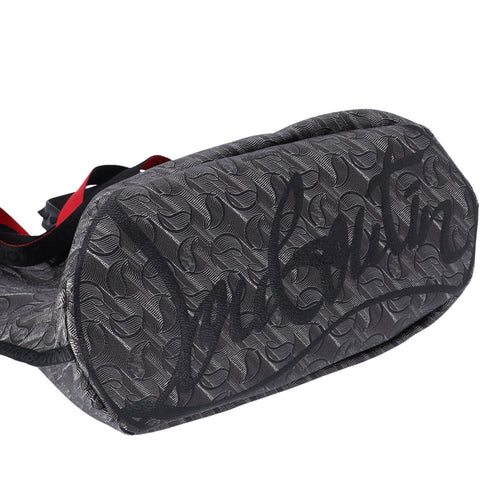 Christian Louboutin Loutote Bag Dark Gray Black PVC Rubber