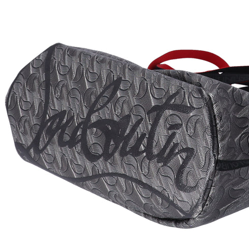 Christian Louboutin Loutote Bag Dark Gray Black PVC Rubber