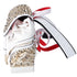 Christian Louboutin Explorafunk Small Backpack White Calfskin Gold Spikes