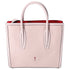 Christian Louboutin Paloma Studded Medium Tote Light Pink Leather
