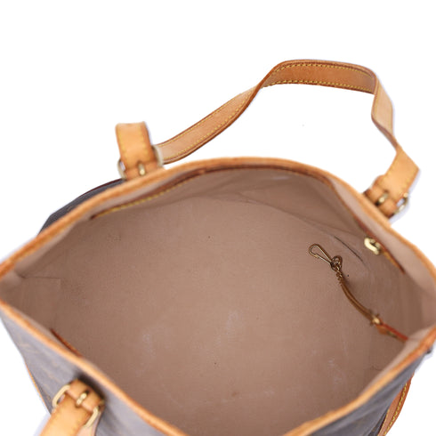 Louis Vuitton Bucket GM Monogram Shoulder Bag M42236 + Pouch