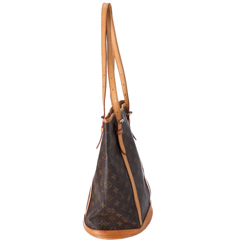 Louis Vuitton Bucket GM Monogram Shoulder Bag M42236 + Pouch