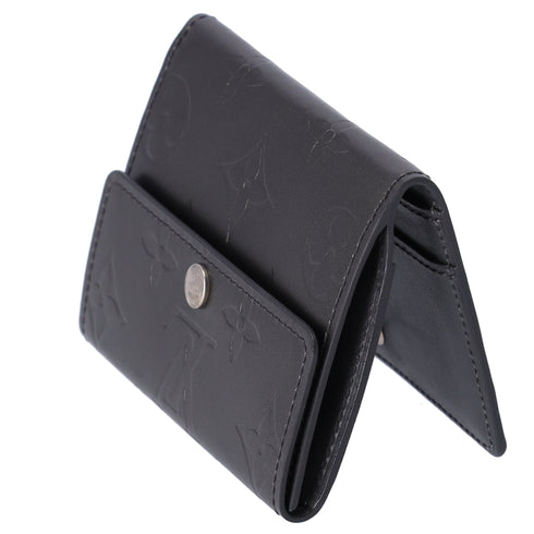 Louis Vuitton Ludlow Monogram MatCoin Case M65122 Noir Calfskin