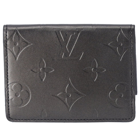 Louis Vuitton Ludlow Monogram MatCoin Case M65122 Noir Calfskin