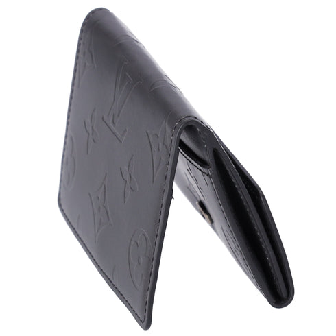 Louis Vuitton Ludlow Monogram MatCoin Case M65122 Noir Calfskin