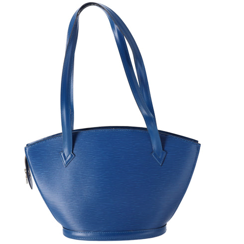 Louis Vuitton Saint Jacques Long Shoulder Bag M52335 Toledo Blue Epi Leather