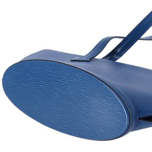 Louis Vuitton Saint Jacques Long Shoulder Bag M52335 Toledo Blue Epi Leather