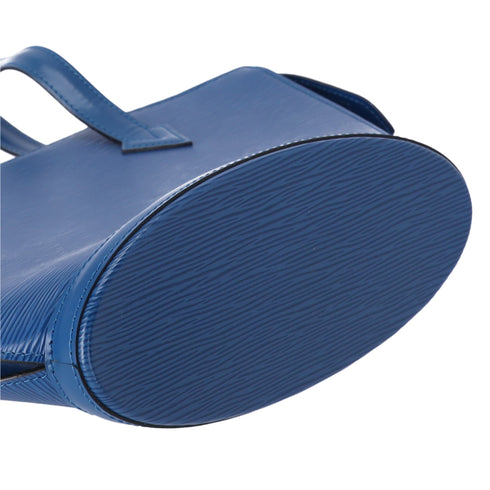 Louis Vuitton Saint Jacques Long Shoulder Bag M52335 Toledo Blue Epi Leather