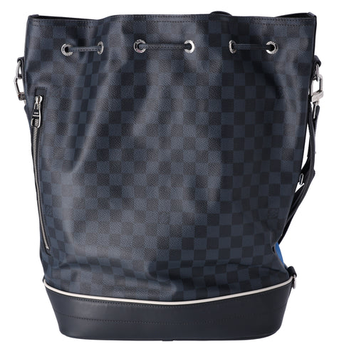 Louis Vuitton 2017 America's Cup Damier Cobalt Noe Marin Bucket Bag Tote
