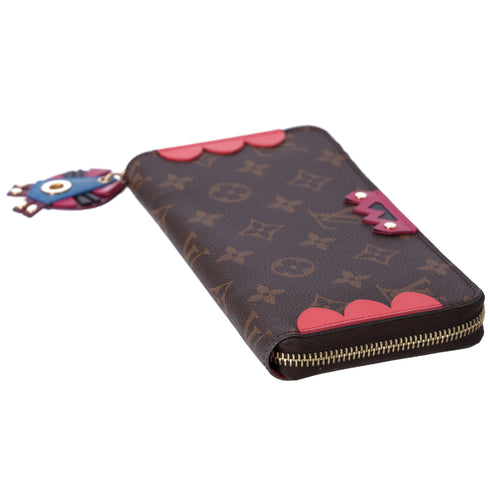 Louis Vuitton Zippy Wallet Monogram Totem M61364 Flamingo
