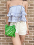 Kate Spade Shelly Crab Novelty Crossbody Green White Polka Dots