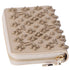 Christian Louboutin Panettone Studded Zip Around Wallet Beige 3175224 Leather