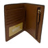 Michael Kors JetSet Travel PassportCase Wallet MKSignature BrownGold
