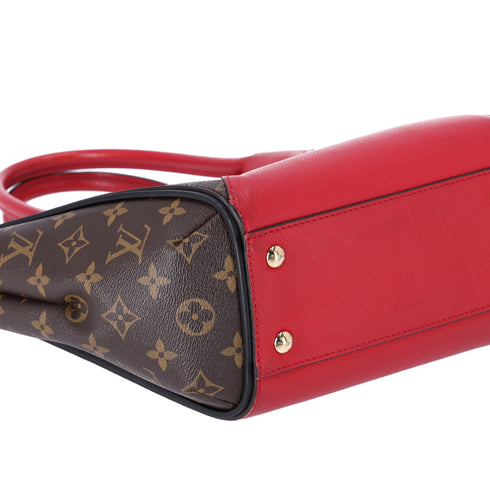 Louis Vuitton Monogram Kimono MM Brown Red Tote Bag Canvas Shoulder Bag M40459