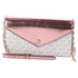Michael Kors Jet Set Travel Small Signature Clutch Crossbody Vanilla Primrose