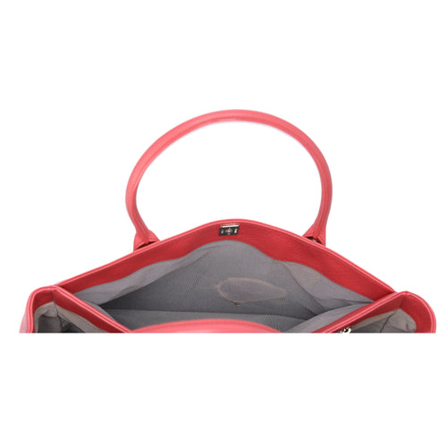 CHANEL Executive Tote Line Tote Bag Pink Grained Calf Leather CHANEL Handbags