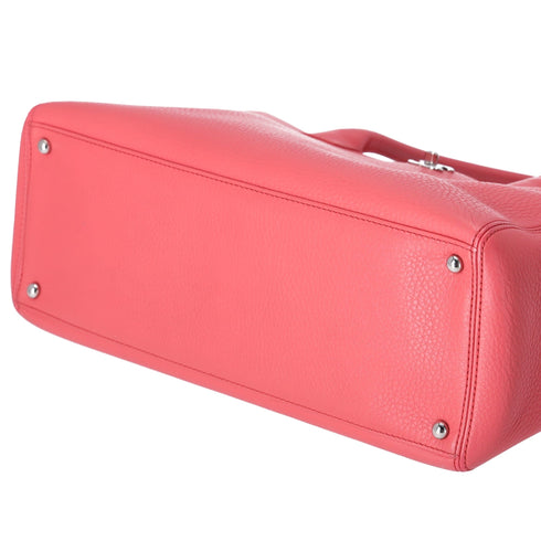 CHANEL Executive Tote Line Tote Bag Pink Grained Calf Leather CHANEL Handbags