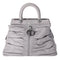 Christian Dior Karenina Handbag North South Tote Gray Leather DIOR Handbags