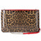 Christian Louboutin Loubiposh Shoulder Bag Light Brown Brown PVC Leopard Christian Louboutin Handbags
