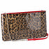Christian Louboutin Loubiposh Shoulder Bag Light Brown Brown PVC Leopard Christian Louboutin Handbags